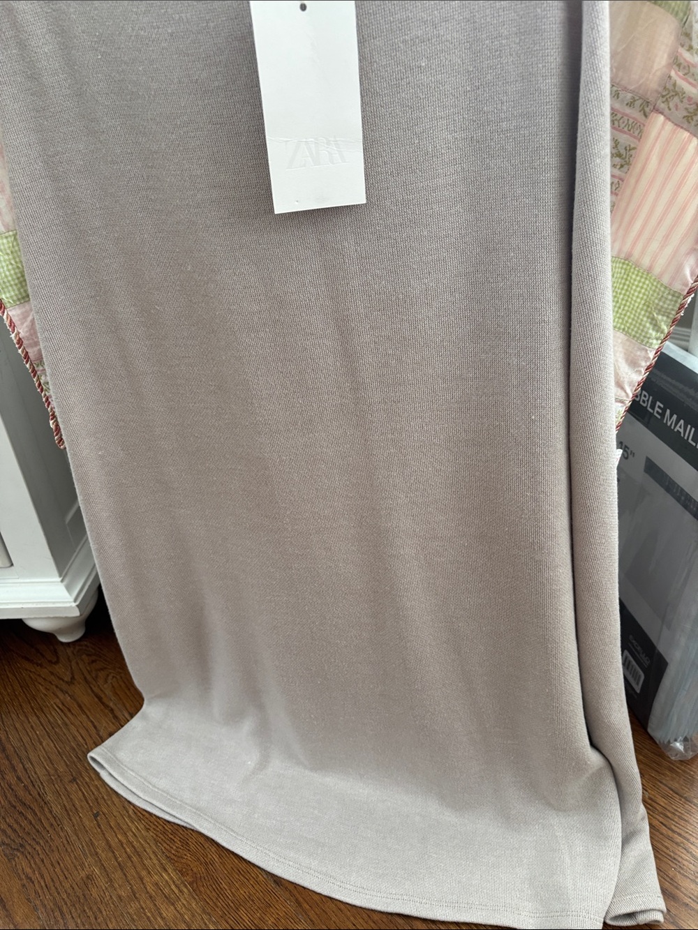 Zara Dusty Mauve Knit Maxi Skirt - Picture 3 of 6